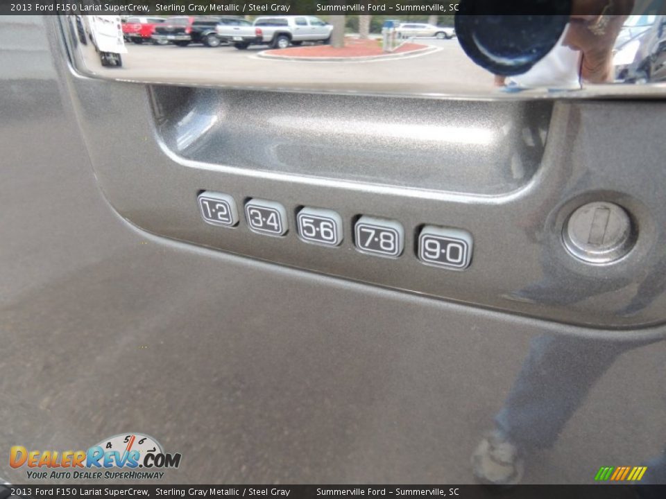 2013 Ford F150 Lariat SuperCrew Sterling Gray Metallic / Steel Gray Photo #3