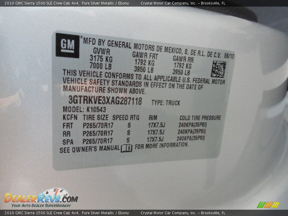 2010 GMC Sierra 1500 SLE Crew Cab 4x4 Pure Silver Metallic / Ebony Photo #23