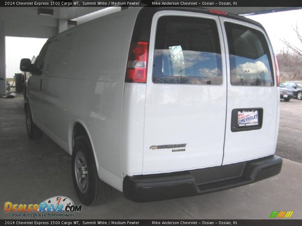 2014 Chevrolet Express 1500 Cargo WT Summit White / Medium Pewter Photo #3