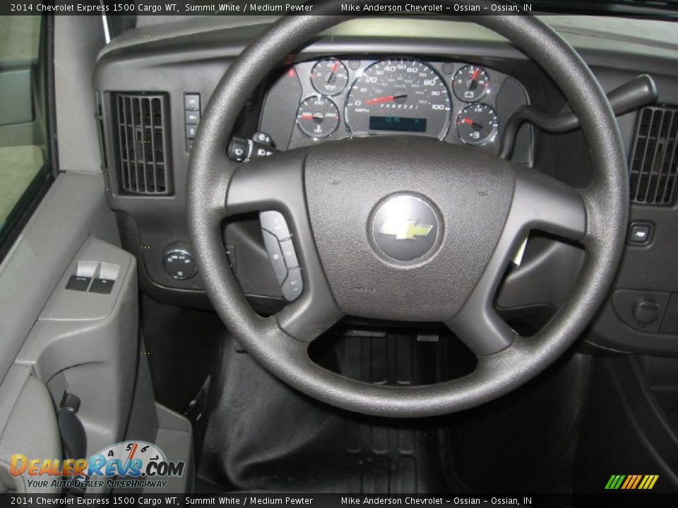 2014 Chevrolet Express 1500 Cargo WT Summit White / Medium Pewter Photo #4