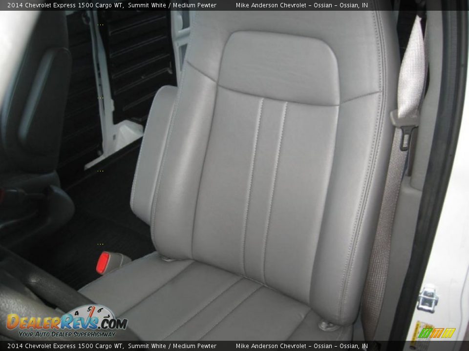 2014 Chevrolet Express 1500 Cargo WT Summit White / Medium Pewter Photo #7