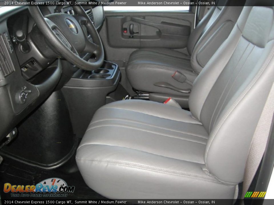 2014 Chevrolet Express 1500 Cargo WT Summit White / Medium Pewter Photo #8