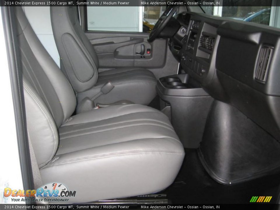 2014 Chevrolet Express 1500 Cargo WT Summit White / Medium Pewter Photo #9