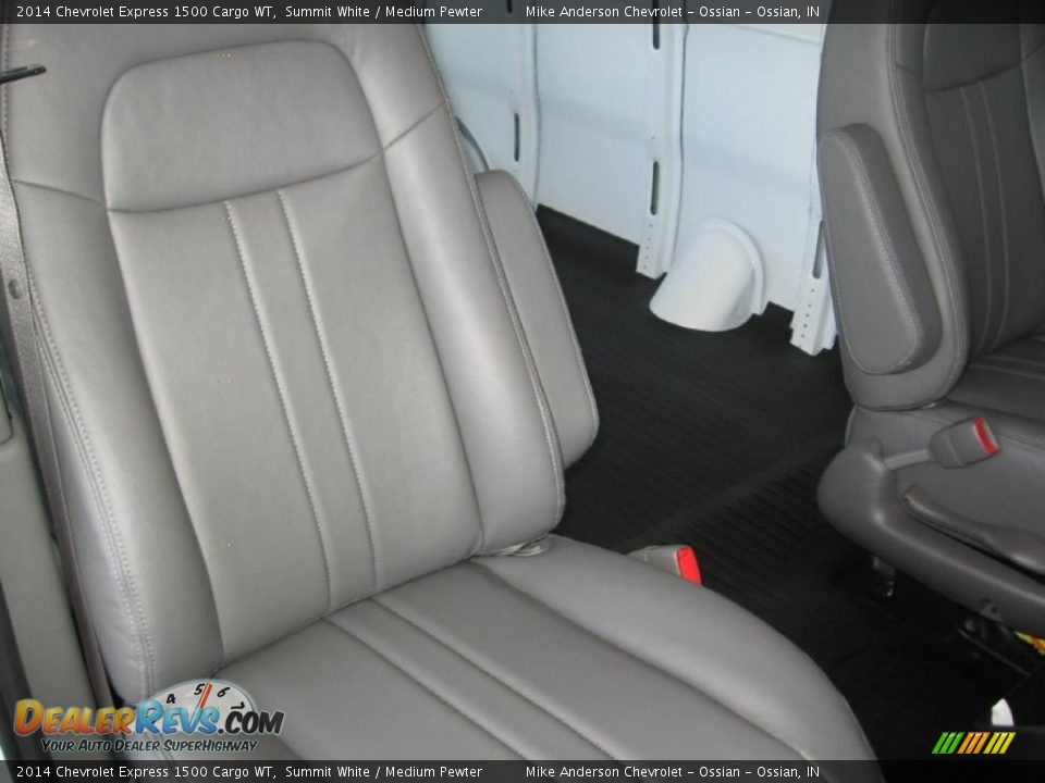 2014 Chevrolet Express 1500 Cargo WT Summit White / Medium Pewter Photo #10