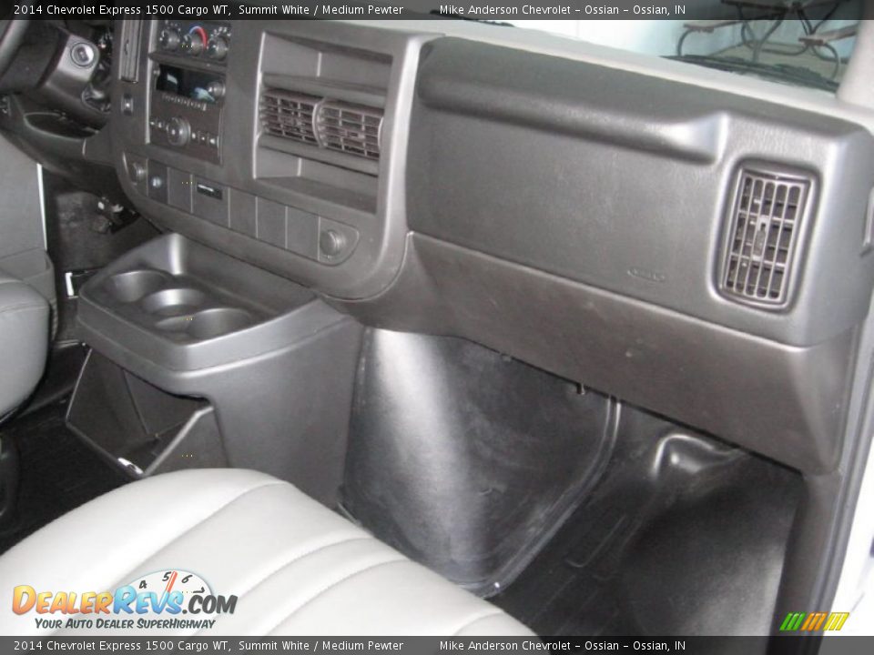2014 Chevrolet Express 1500 Cargo WT Summit White / Medium Pewter Photo #11