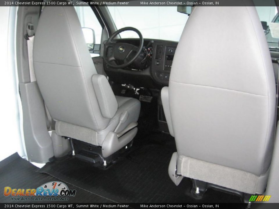 2014 Chevrolet Express 1500 Cargo WT Summit White / Medium Pewter Photo #12