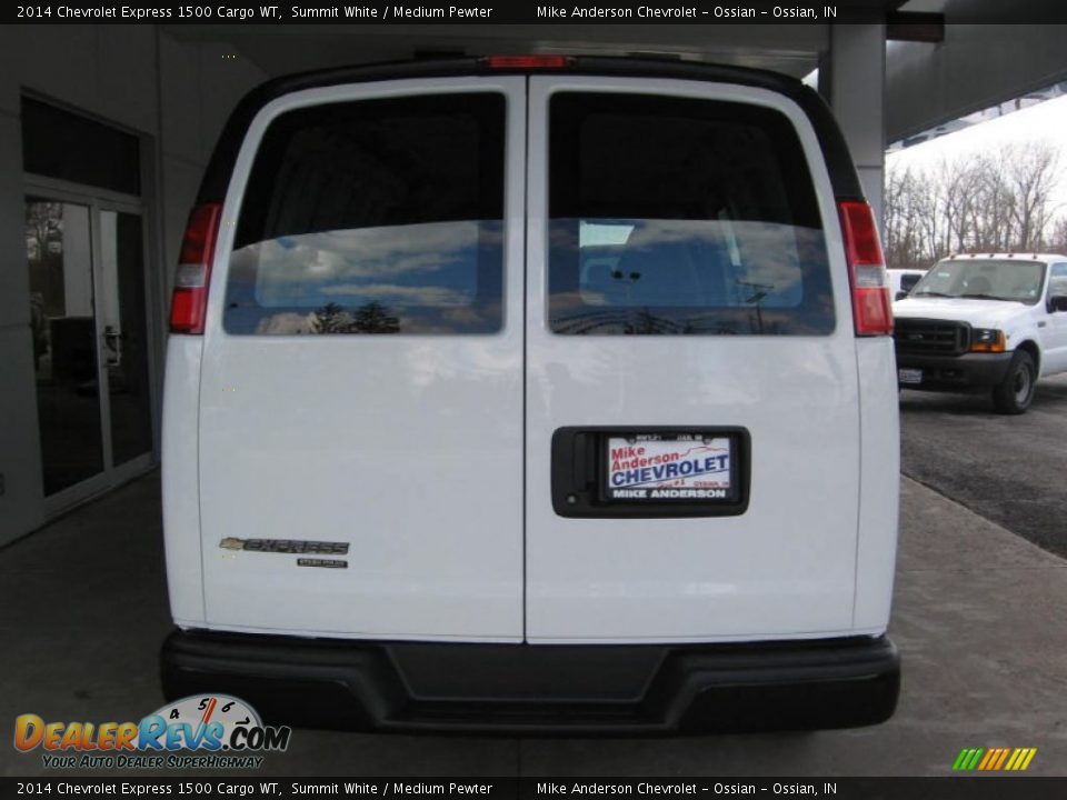 2014 Chevrolet Express 1500 Cargo WT Summit White / Medium Pewter Photo #17