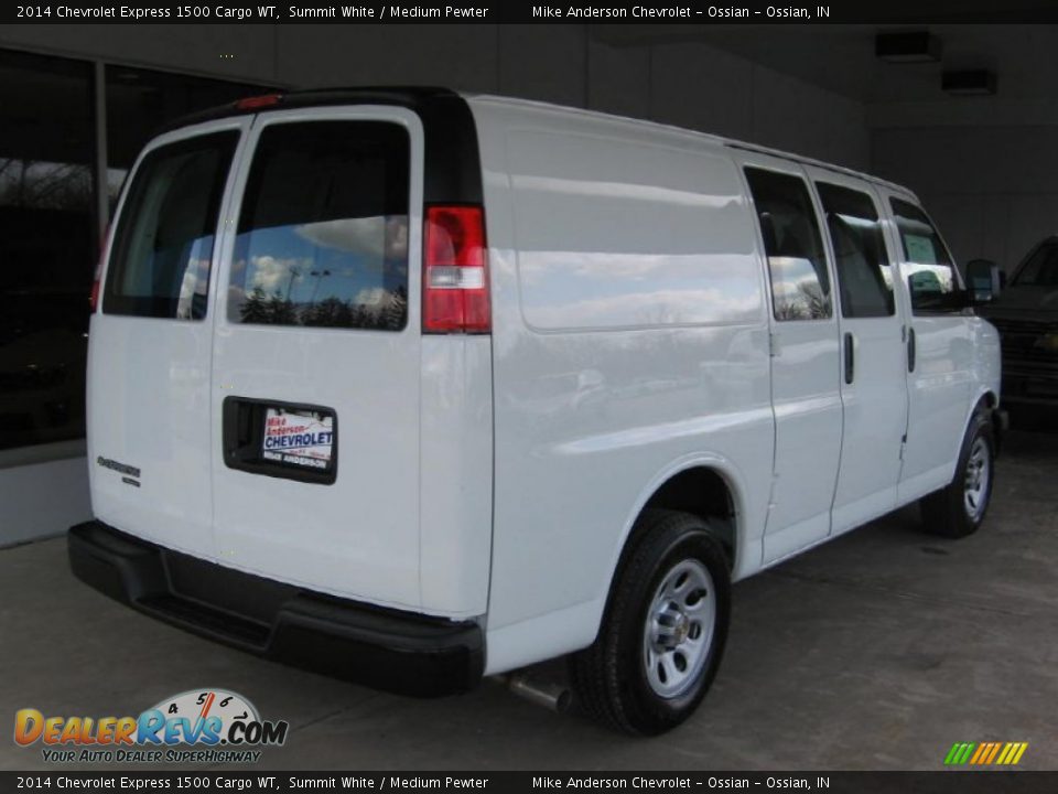 2014 Chevrolet Express 1500 Cargo WT Summit White / Medium Pewter Photo #18