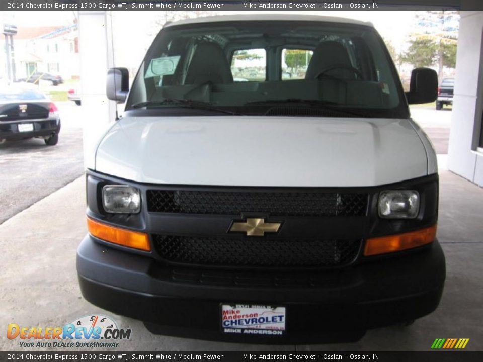 2014 Chevrolet Express 1500 Cargo WT Summit White / Medium Pewter Photo #20