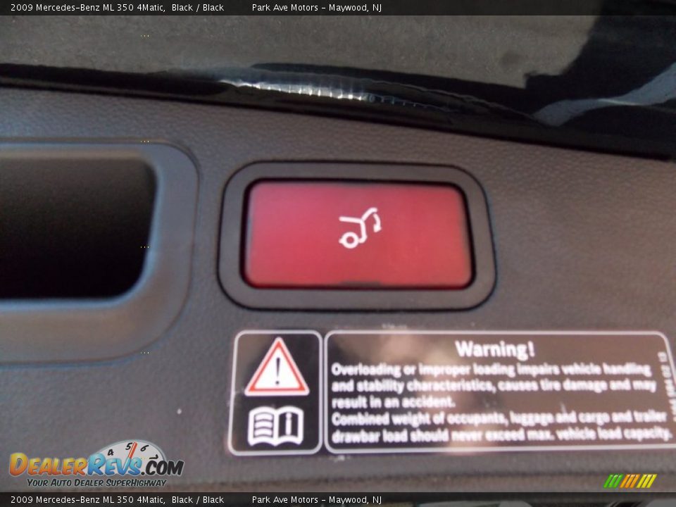 2009 Mercedes-Benz ML 350 4Matic Black / Black Photo #14