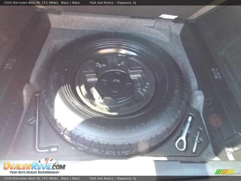 2009 Mercedes-Benz ML 350 4Matic Black / Black Photo #15