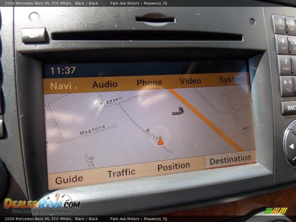 2009 Mercedes-Benz ML 350 4Matic Black / Black Photo #18