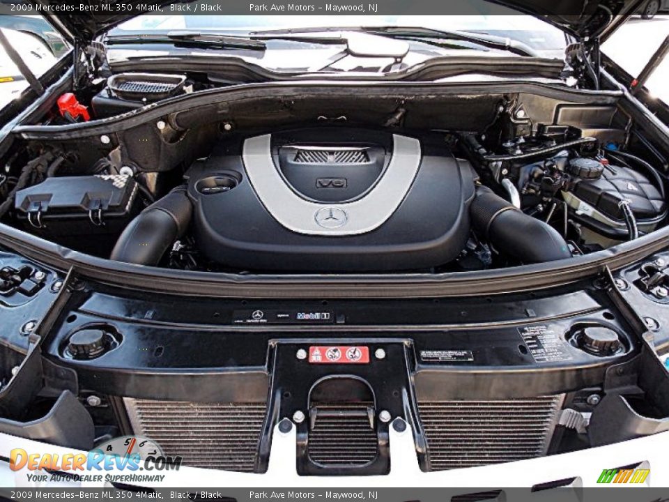 2009 Mercedes-Benz ML 350 4Matic Black / Black Photo #22