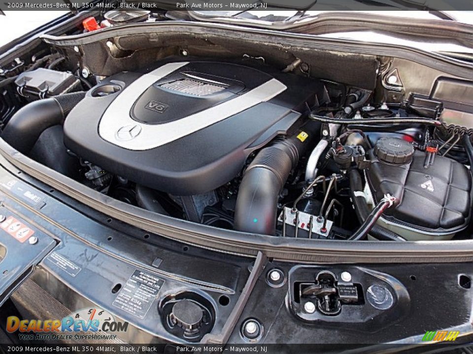 2009 Mercedes-Benz ML 350 4Matic Black / Black Photo #23