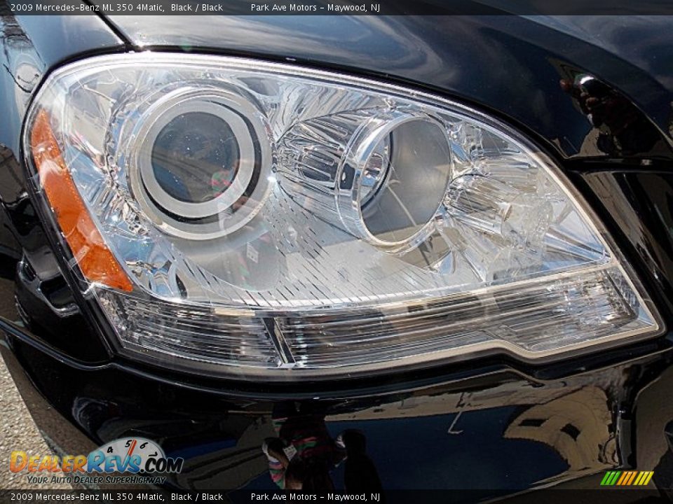 2009 Mercedes-Benz ML 350 4Matic Black / Black Photo #25