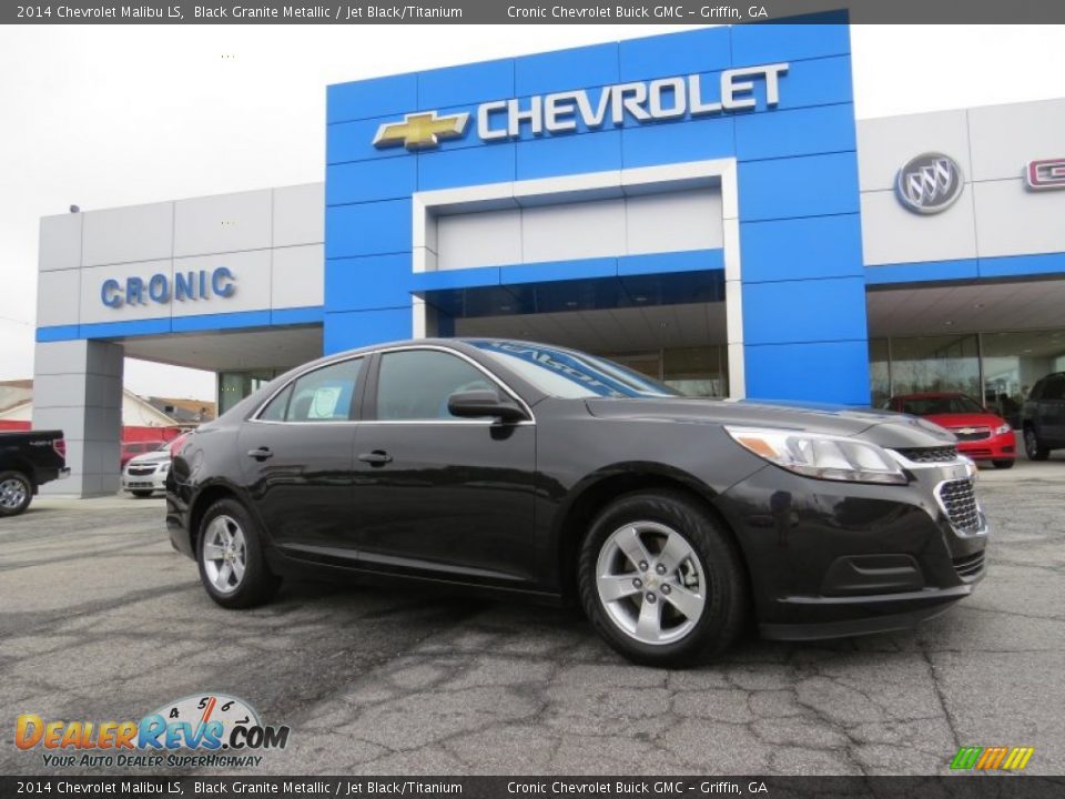 2014 Chevrolet Malibu LS Black Granite Metallic / Jet Black/Titanium Photo #1