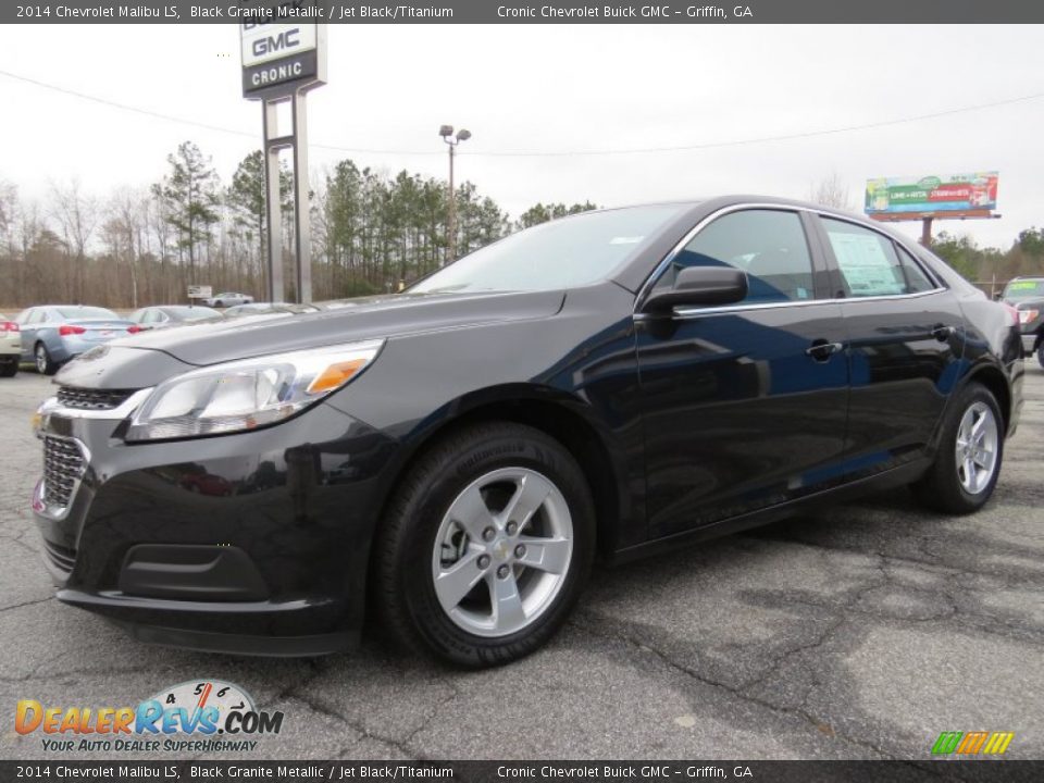 2014 Chevrolet Malibu LS Black Granite Metallic / Jet Black/Titanium Photo #3
