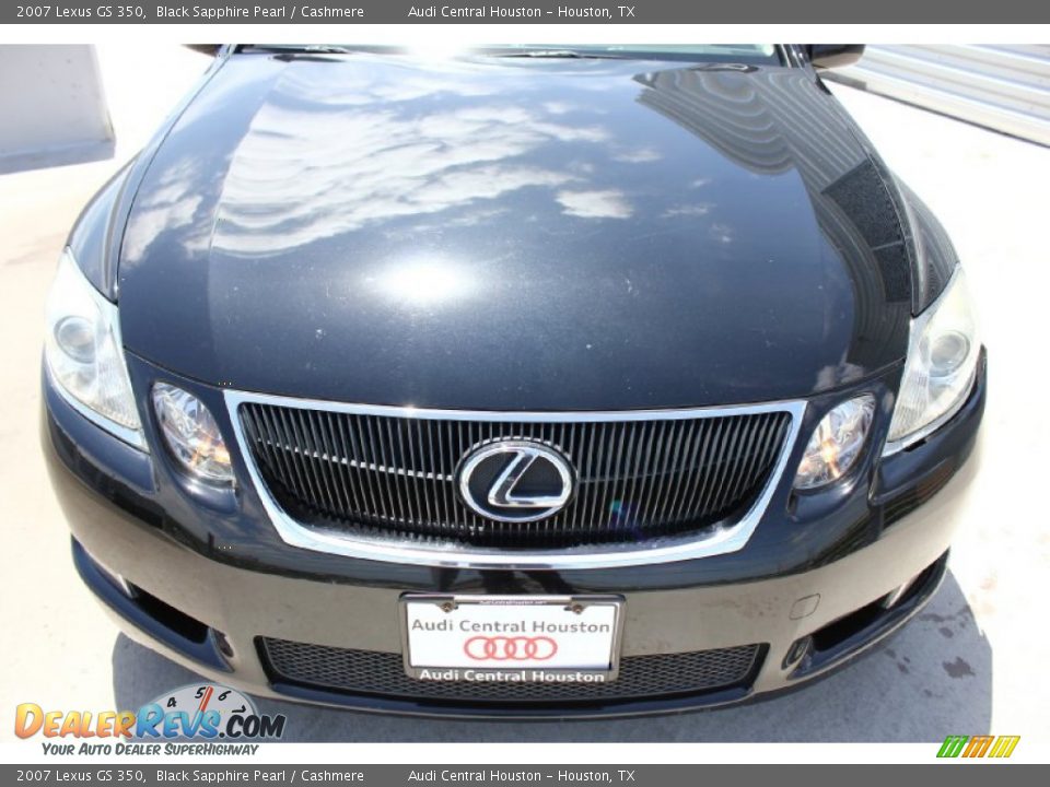 2007 Lexus GS 350 Black Sapphire Pearl / Cashmere Photo #2