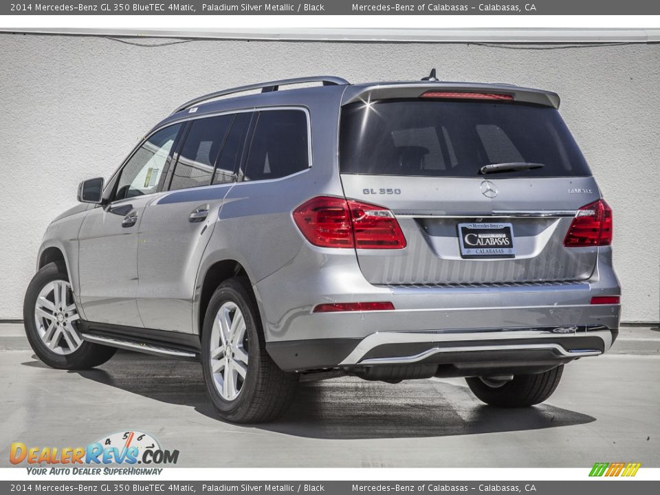2014 Mercedes-Benz GL 350 BlueTEC 4Matic Paladium Silver Metallic / Black Photo #2