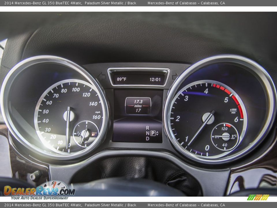 2014 Mercedes-Benz GL 350 BlueTEC 4Matic Paladium Silver Metallic / Black Photo #6