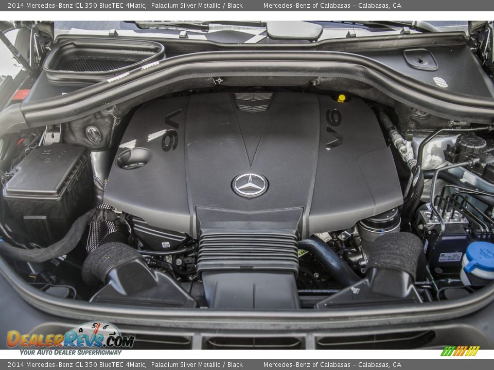 2014 Mercedes-Benz GL 350 BlueTEC 4Matic Paladium Silver Metallic / Black Photo #9