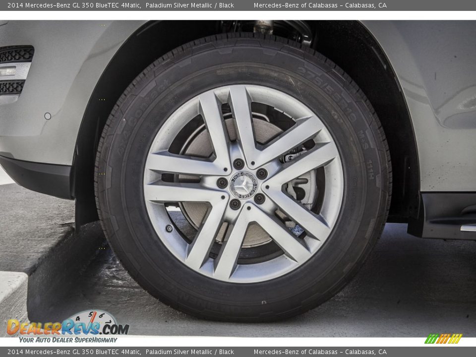 2014 Mercedes-Benz GL 350 BlueTEC 4Matic Paladium Silver Metallic / Black Photo #10