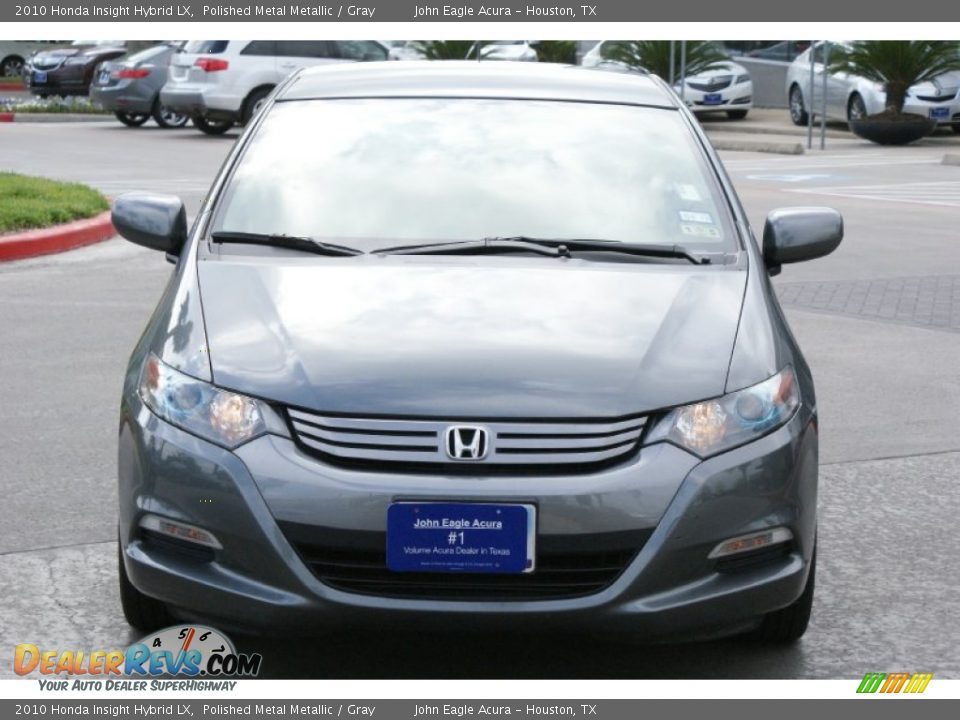 2010 Honda Insight Hybrid LX Polished Metal Metallic / Gray Photo #4