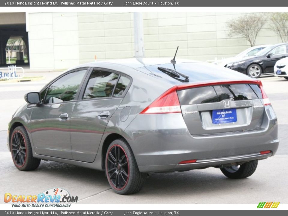 2010 Honda Insight Hybrid LX Polished Metal Metallic / Gray Photo #8