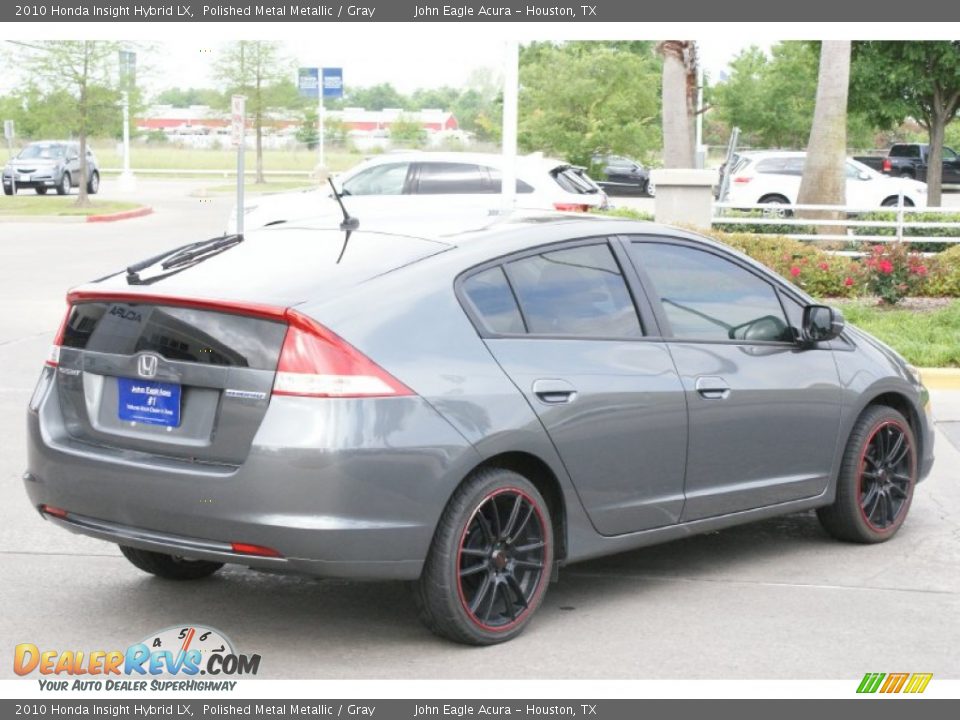 2010 Honda Insight Hybrid LX Polished Metal Metallic / Gray Photo #9