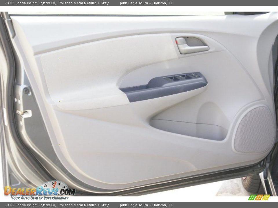 2010 Honda Insight Hybrid LX Polished Metal Metallic / Gray Photo #13