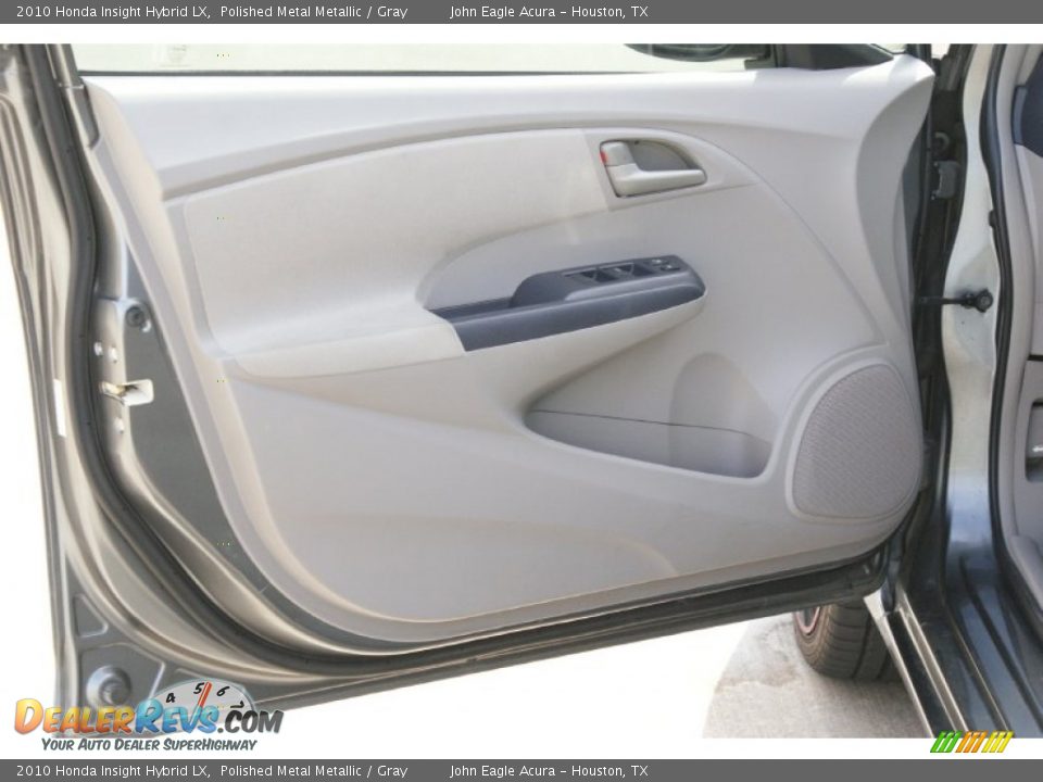 2010 Honda Insight Hybrid LX Polished Metal Metallic / Gray Photo #14