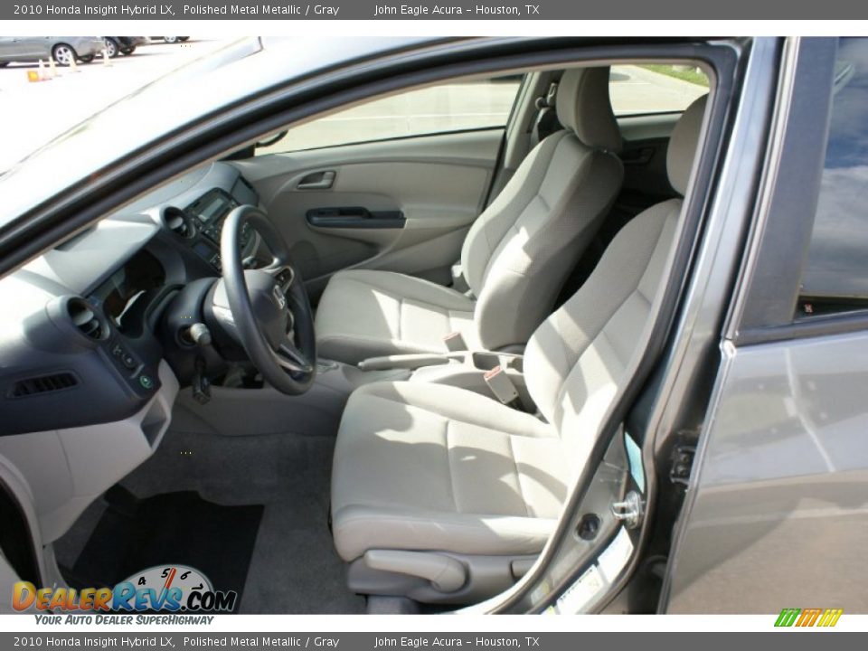 2010 Honda Insight Hybrid LX Polished Metal Metallic / Gray Photo #15