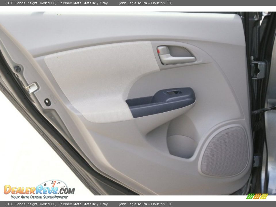 2010 Honda Insight Hybrid LX Polished Metal Metallic / Gray Photo #16
