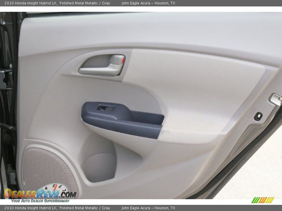 2010 Honda Insight Hybrid LX Polished Metal Metallic / Gray Photo #19