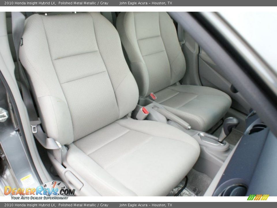 2010 Honda Insight Hybrid LX Polished Metal Metallic / Gray Photo #23