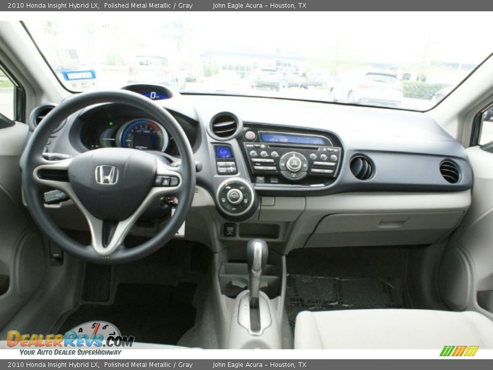 2010 Honda Insight Hybrid LX Polished Metal Metallic / Gray Photo #24