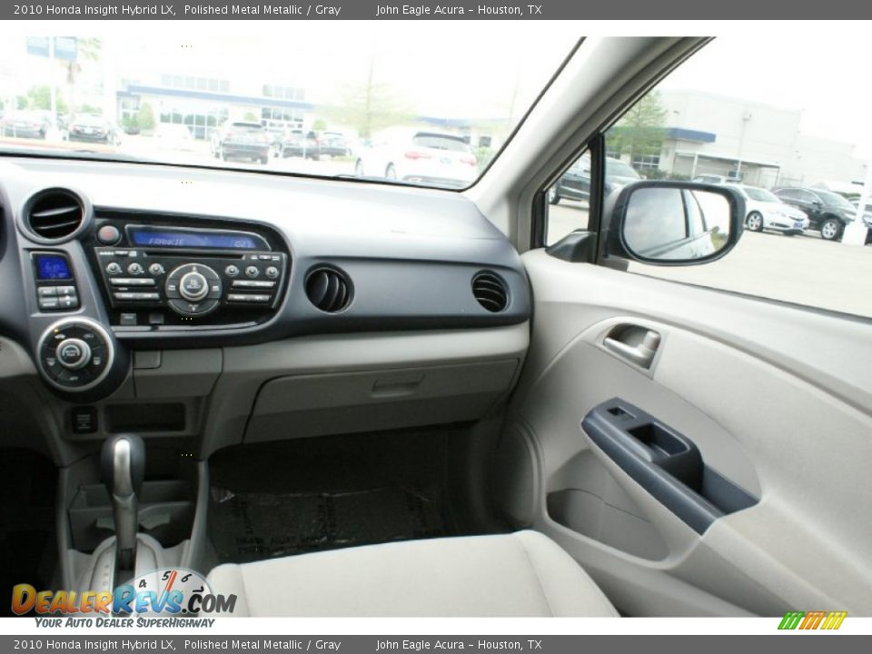 2010 Honda Insight Hybrid LX Polished Metal Metallic / Gray Photo #27