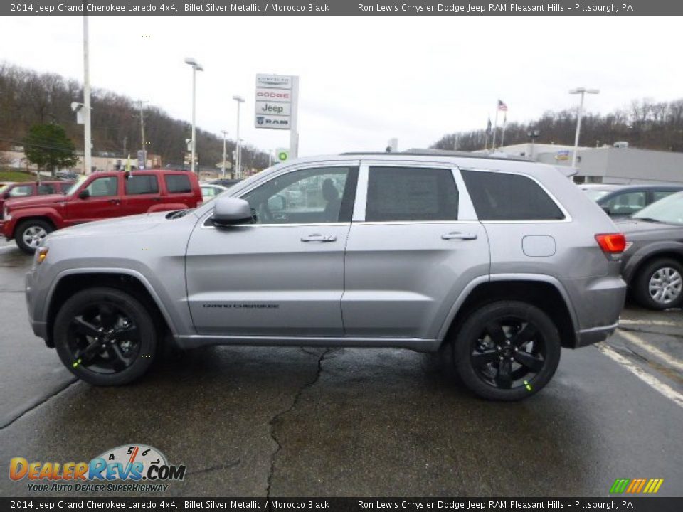 2014 Jeep Grand Cherokee Laredo 4x4 Billet Silver Metallic / Morocco Black Photo #2