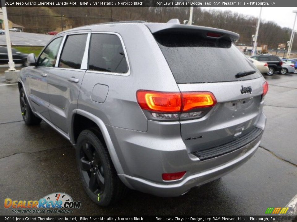 2014 Jeep Grand Cherokee Laredo 4x4 Billet Silver Metallic / Morocco Black Photo #3