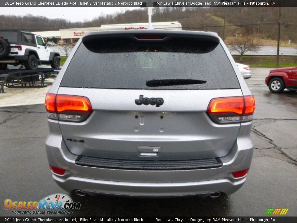2014 Jeep Grand Cherokee Laredo 4x4 Billet Silver Metallic / Morocco Black Photo #4