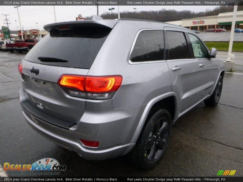 2014 Jeep Grand Cherokee Laredo 4x4 Billet Silver Metallic / Morocco Black Photo #5