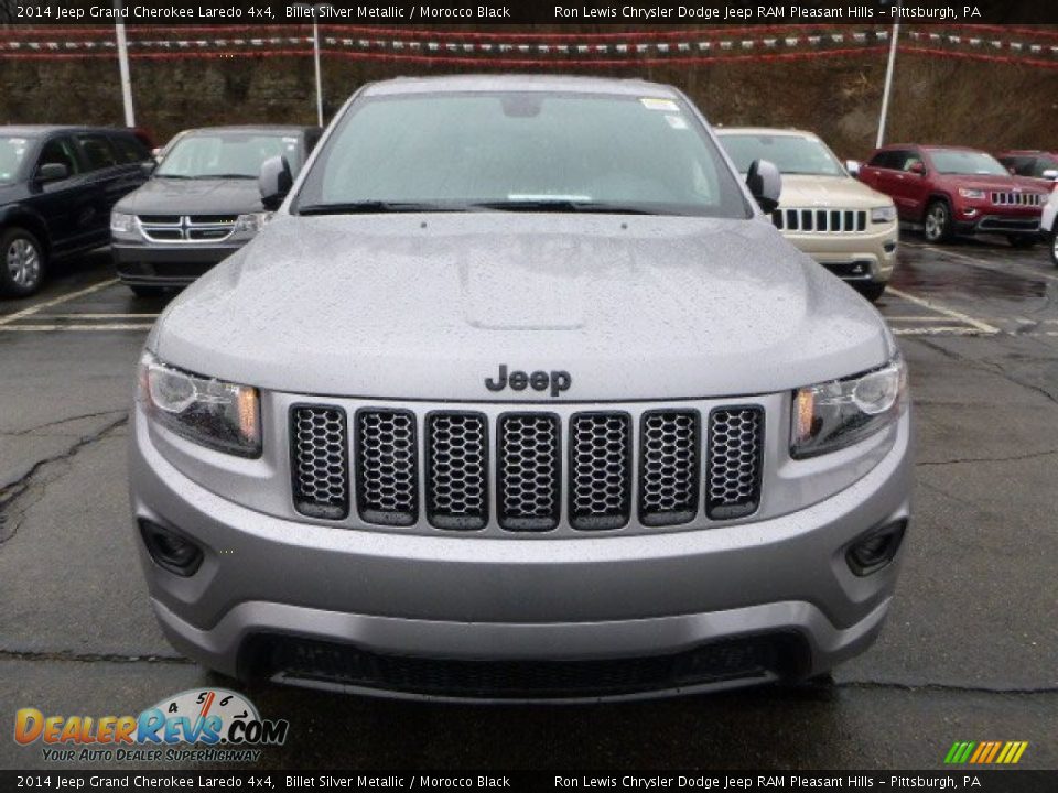 2014 Jeep Grand Cherokee Laredo 4x4 Billet Silver Metallic / Morocco Black Photo #8