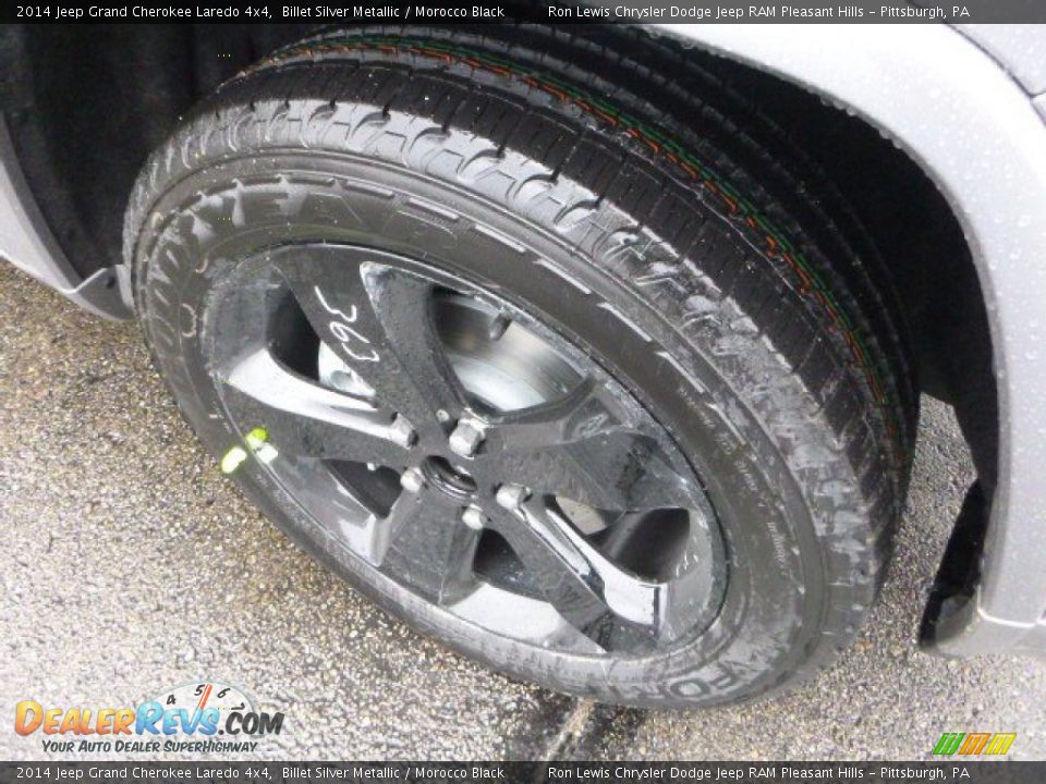 2014 Jeep Grand Cherokee Laredo 4x4 Billet Silver Metallic / Morocco Black Photo #9