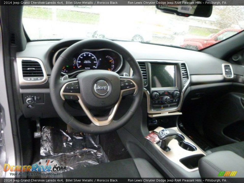 2014 Jeep Grand Cherokee Laredo 4x4 Billet Silver Metallic / Morocco Black Photo #16