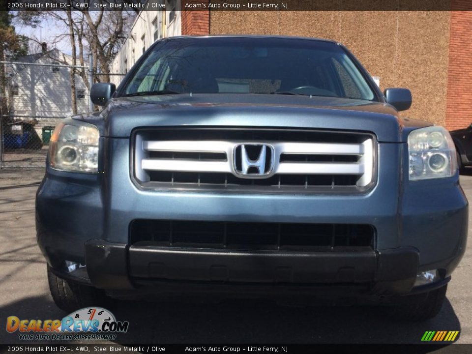 2006 Honda Pilot EX-L 4WD Steel Blue Metallic / Olive Photo #2
