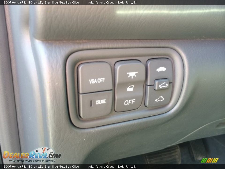 2006 Honda Pilot EX-L 4WD Steel Blue Metallic / Olive Photo #8