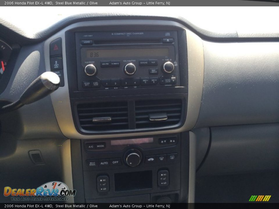 2006 Honda Pilot EX-L 4WD Steel Blue Metallic / Olive Photo #11