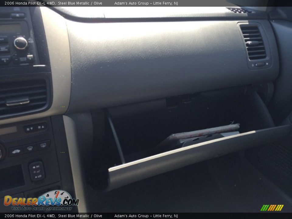 2006 Honda Pilot EX-L 4WD Steel Blue Metallic / Olive Photo #14