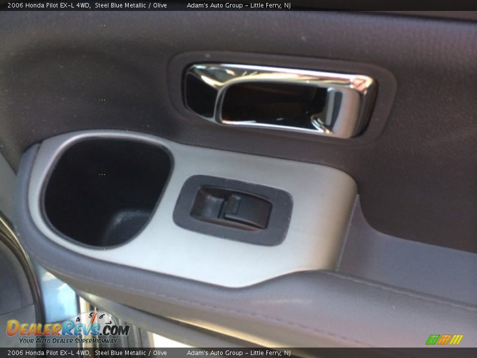 2006 Honda Pilot EX-L 4WD Steel Blue Metallic / Olive Photo #16