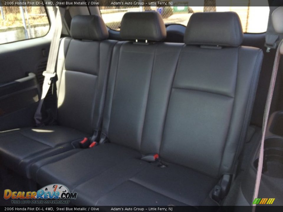 2006 Honda Pilot EX-L 4WD Steel Blue Metallic / Olive Photo #20